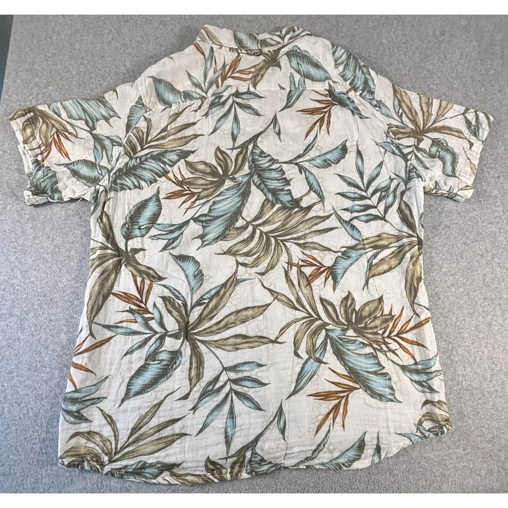 Margaritaville Hawaiian Shirt Mens XXL Tropical Floral Camp Button Up Cotton